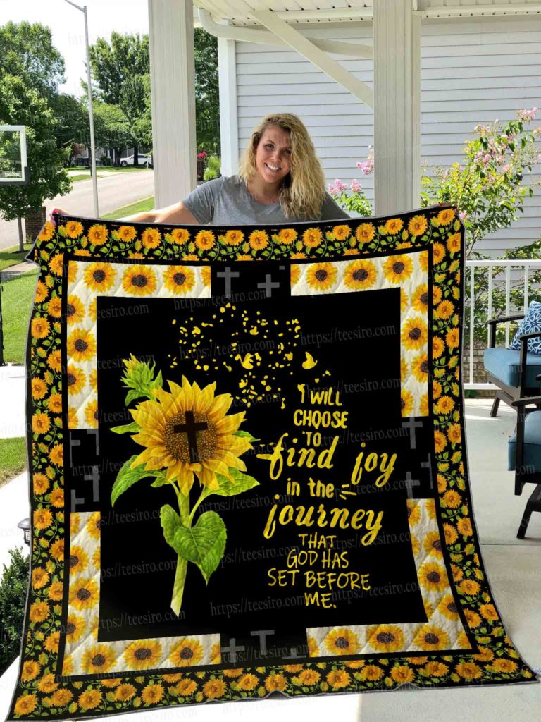 Christ Sunflower 3D Quilt Blanket