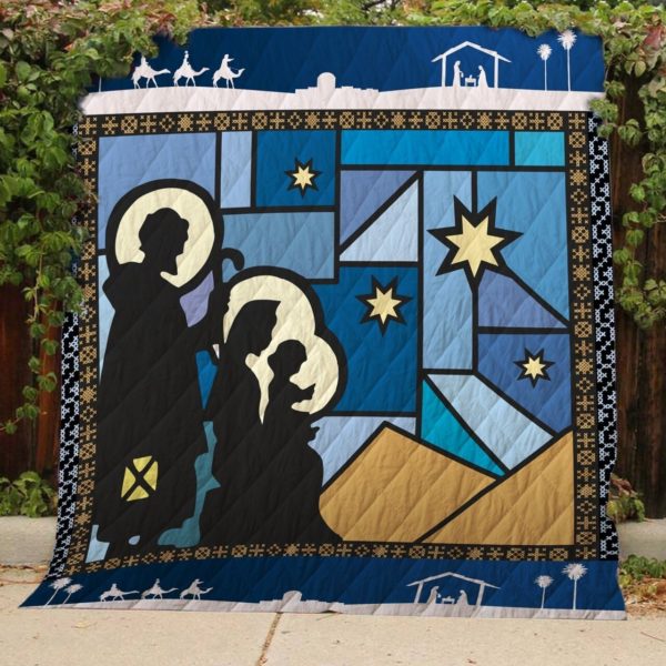 Christmas Begins With Christ 3D Customized Quilt Blanket