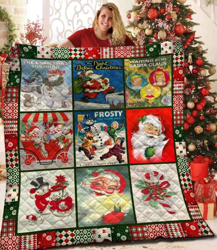 Christmas Waiting For Santa 3D Quilt Blanket