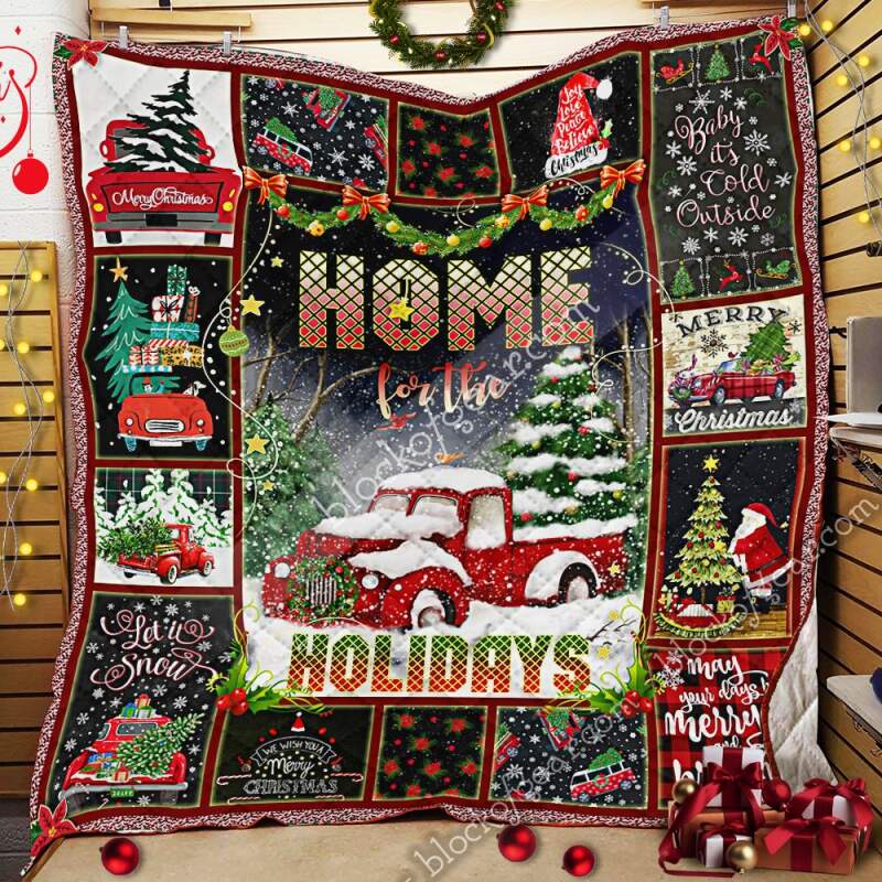 Christmasit’S Cold Outside 3D Quilt Blanket