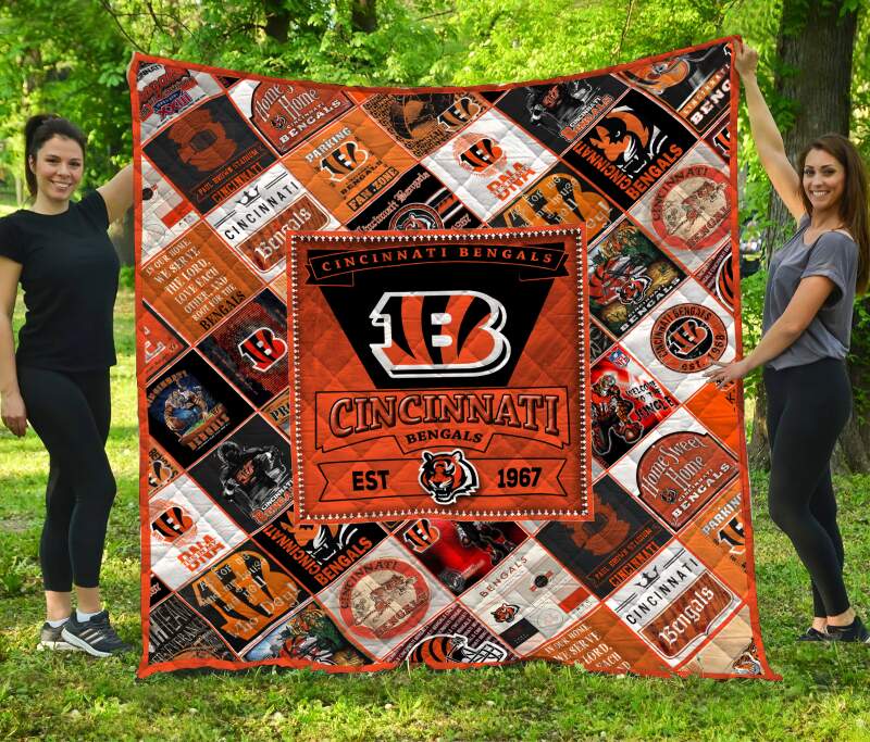 Cincinnati Bengals 3D Customized Quilt Blanket Fan Made