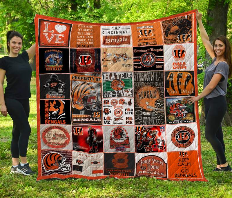 Cincinnaty Bengals 3D Customized Quilt Blanket