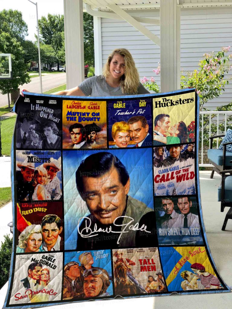 Clark Gable 3D Quilt Blanket