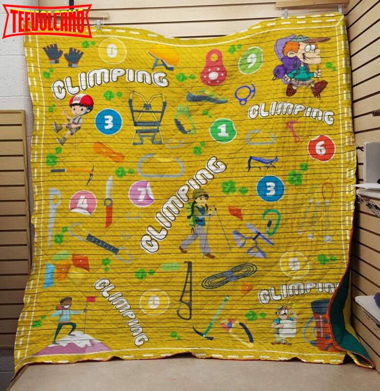 Climbing 3D Customized Quilt Blanket