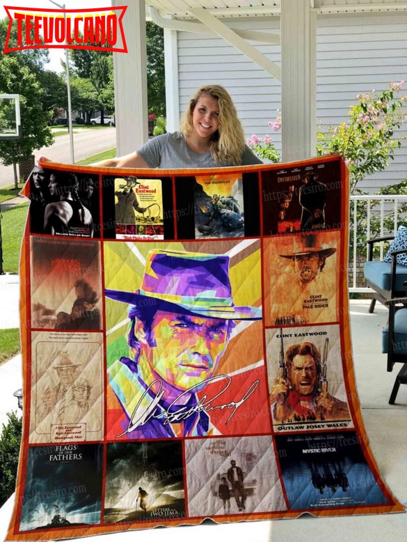 Clint Eastwood 3D Quilt Blanket