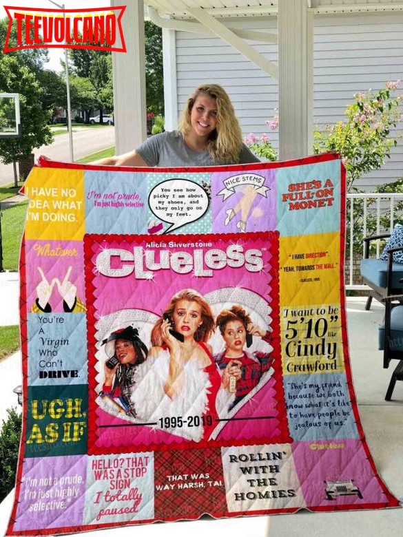 Clueless 3D Customized Quilt Blanket