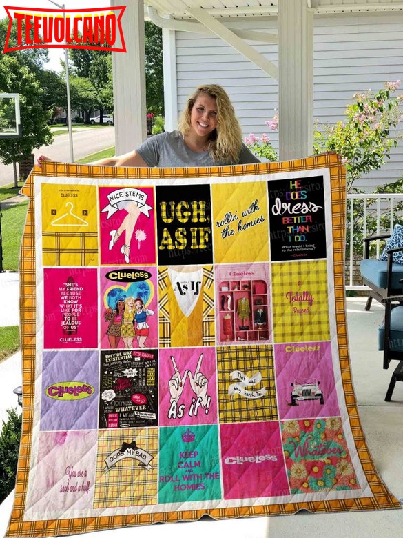 Clueless 3D Quilt Blanket