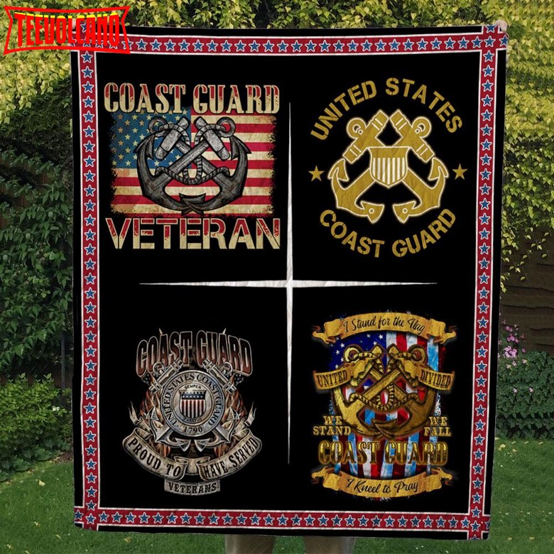 Coast Guard Patriotic Custom 3D Customized Quilt Blanket