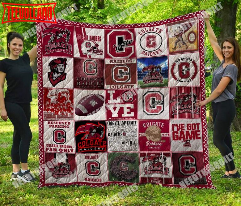 Colgate Raiders 3D Customized Quilt Blanket