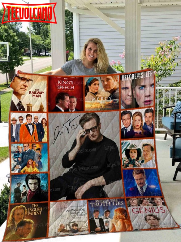 Colin Firth 3D Quilt Blanket