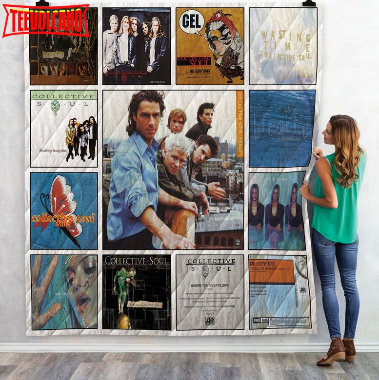 Collective Soul Albums 3D Customized Quilt Blanket