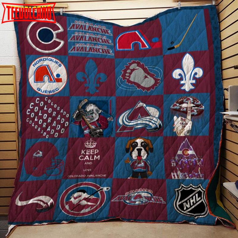 Colorado Avalanche 3D Customized Quilt Blanket