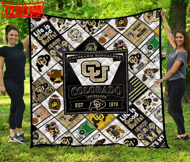 Colorado Buffaloes 3D Customized Quilt Blanket