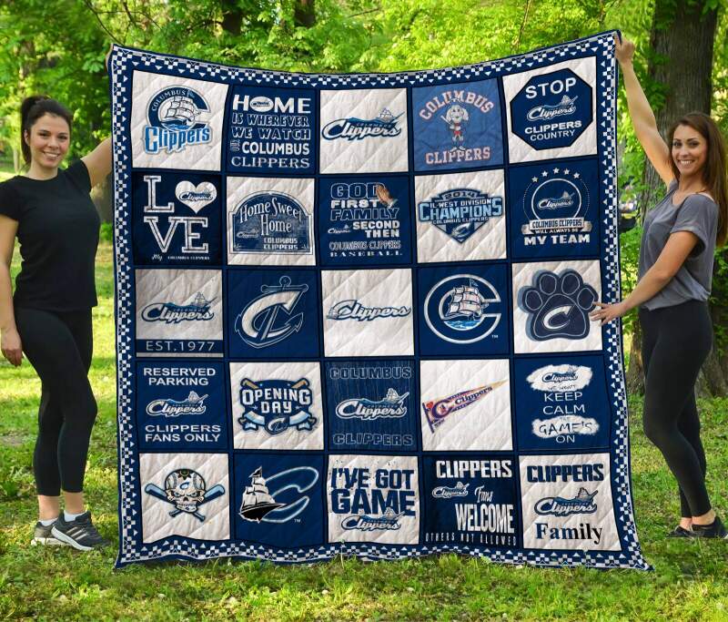 Columbus Clippers 3D Customized Quilt Blanket