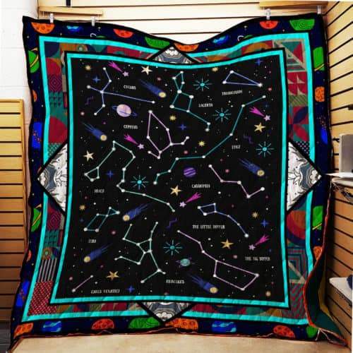 Constellation 3D Customized Quilt Blanket