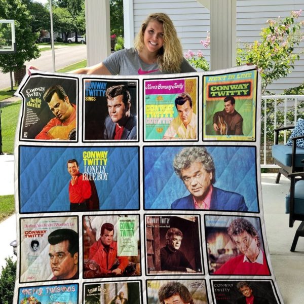 Conway Twitty 3D Customized Quilt Blanket