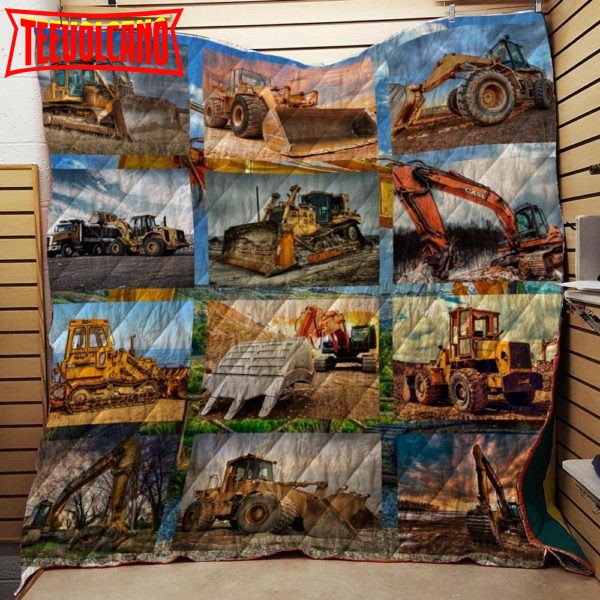 Cool Tool Of Heavy Equipment Operator 3D Customized Quilt Blanket