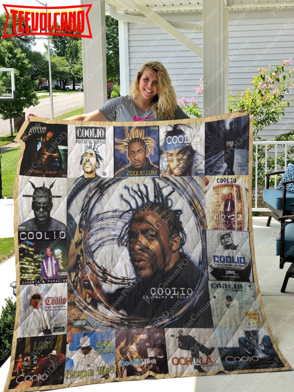 Coolio Albums 3D Customized Quilt Blanket