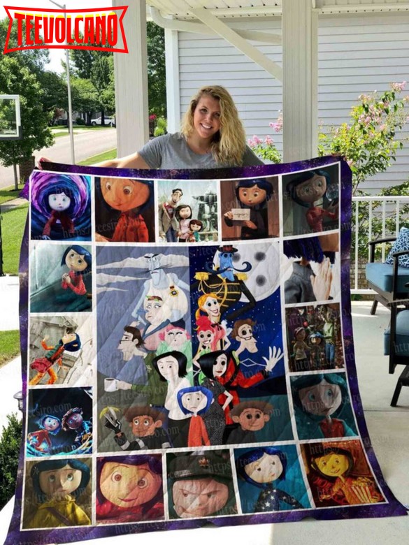 Coraline 3D Quilt Blanket