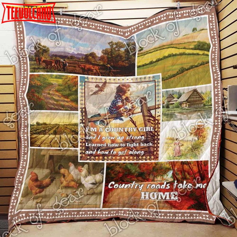 Country Girl 3D Quilt Blanket