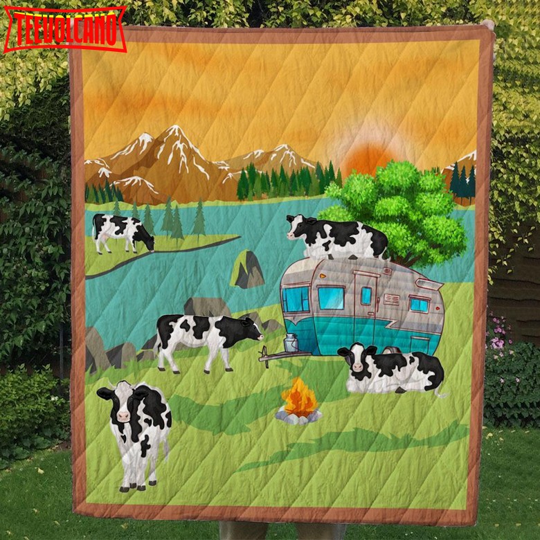 Cow0131 Customize Quilt Blanket