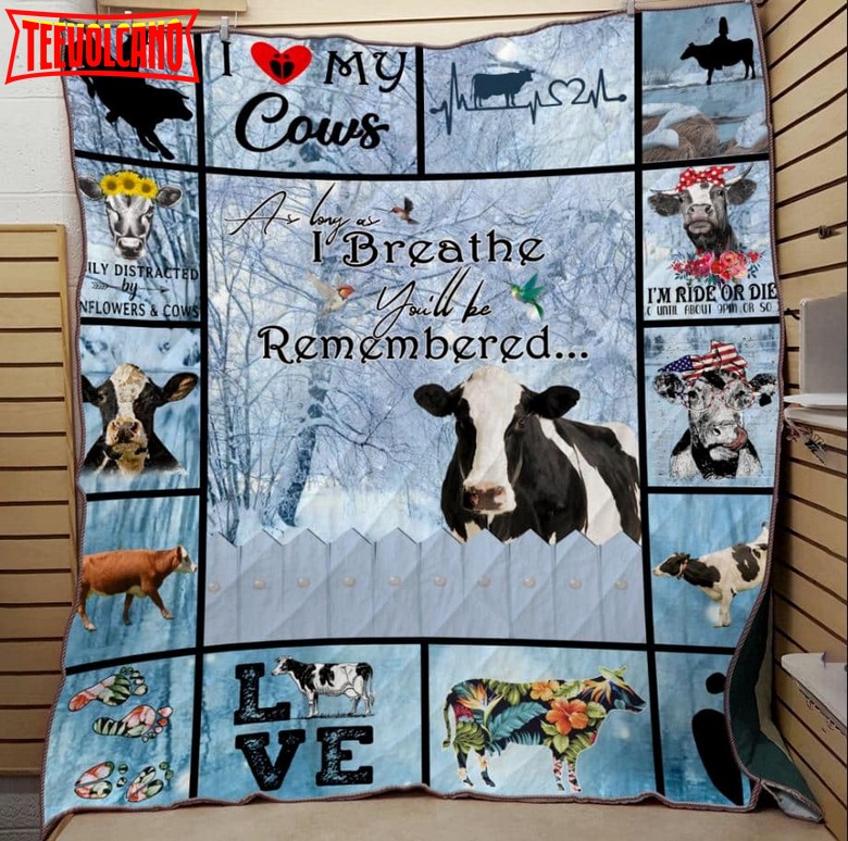 Cowi Love My Cow 3D Quilt Blanket