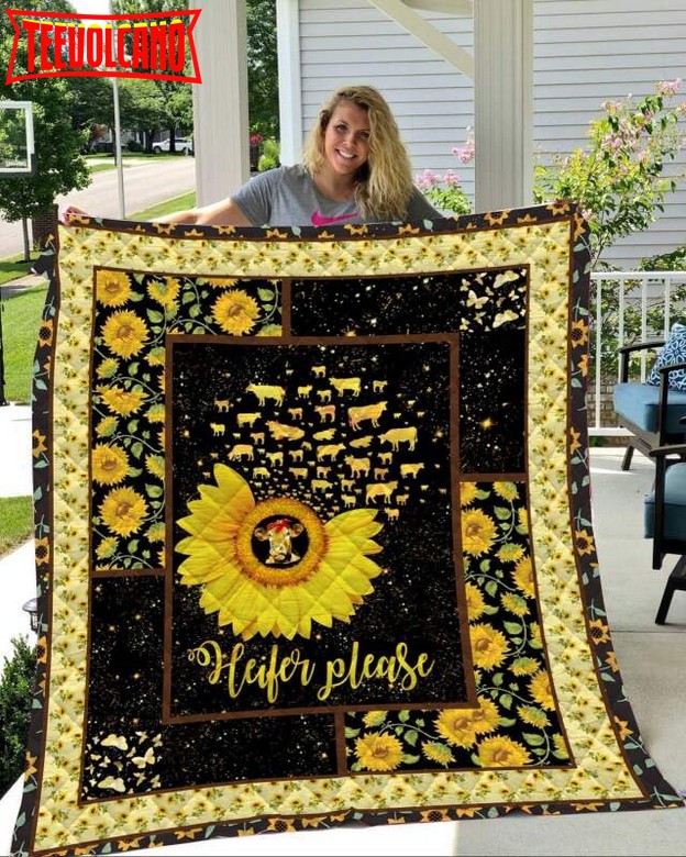 Cows You Are My Sunshine 3D Customized Quilt Blanket