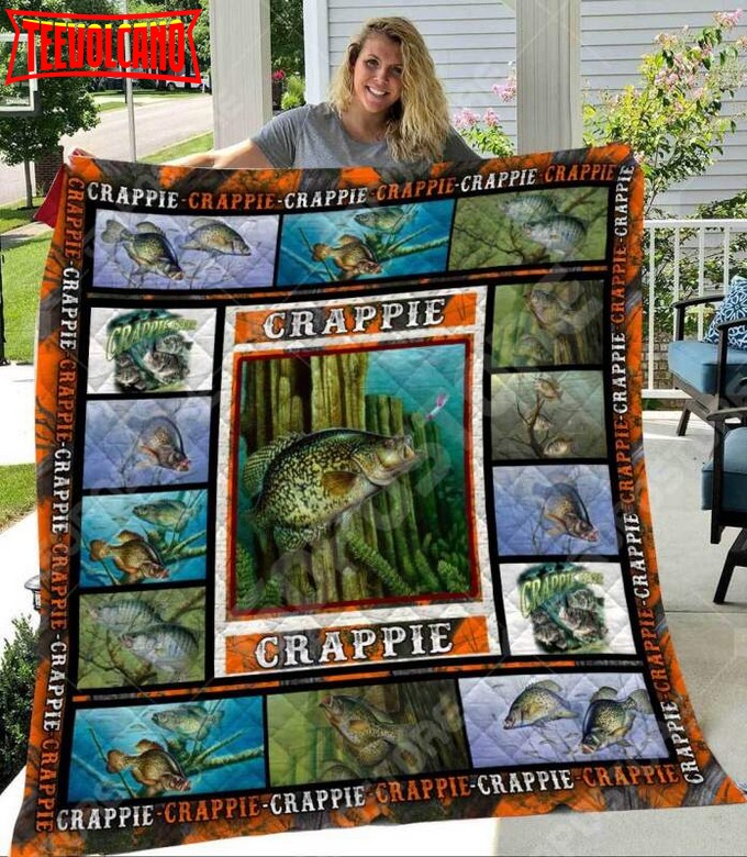 Crappie Fish Like 3D Customized Quilt Blanket