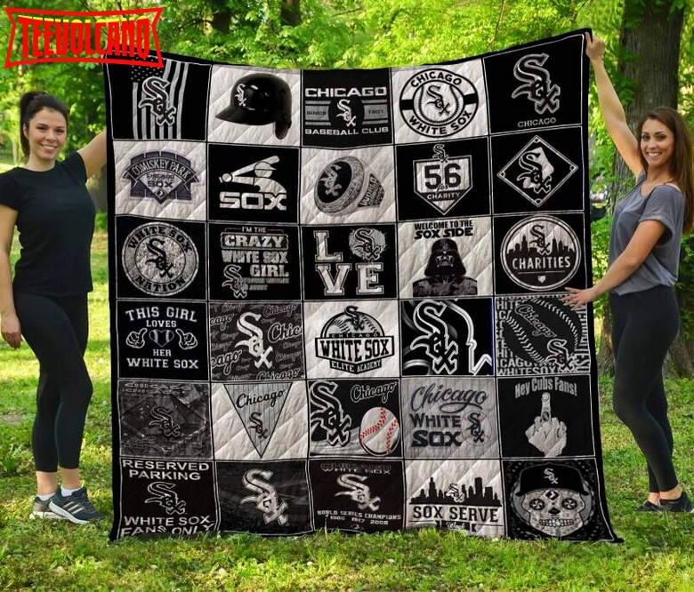 Crazy White Sox 3D Customized Quilt Blanket