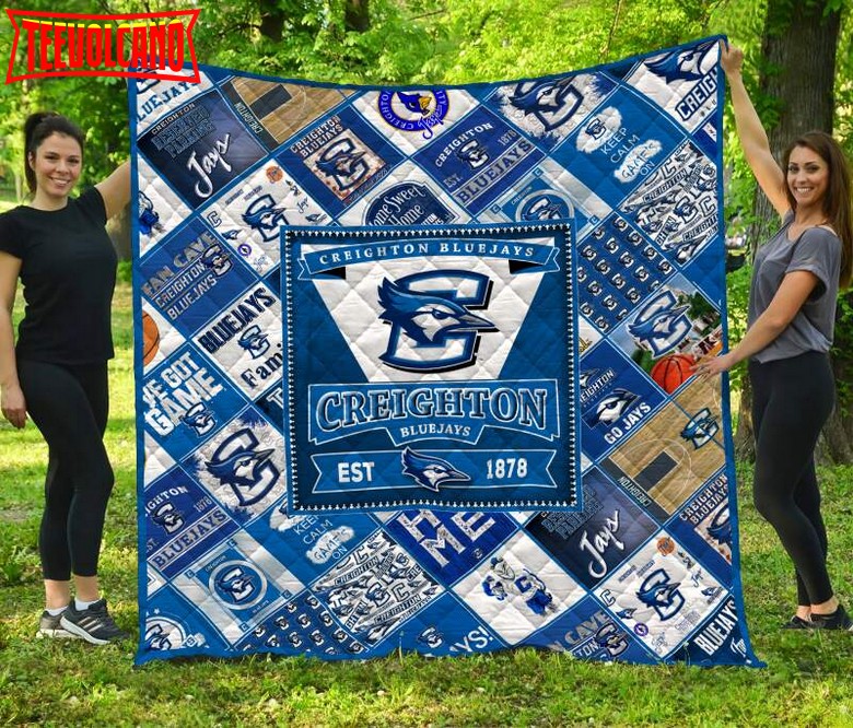 Creighton Bluejays 3D Customized Quilt Blanket