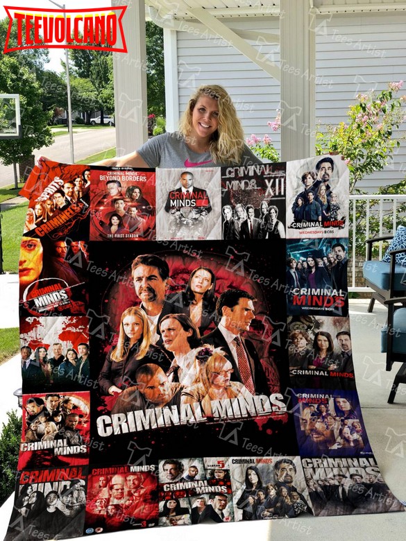 Criminal Minds 3D Customized Quilt Blanket