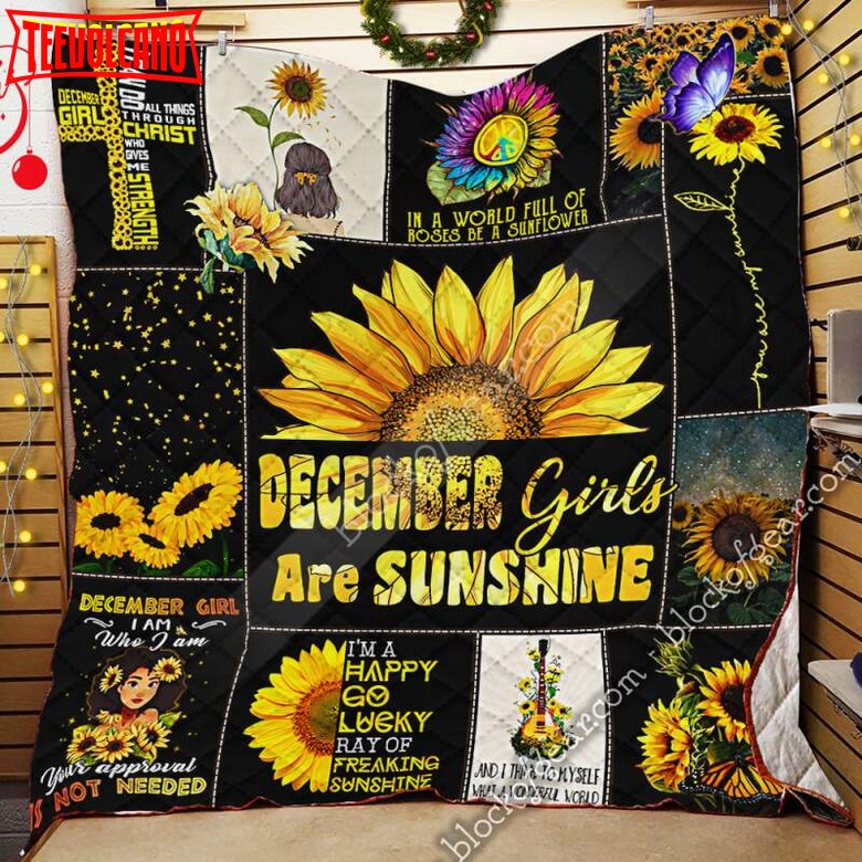 December Girlssun Shines On You 3D Quilt Blanket