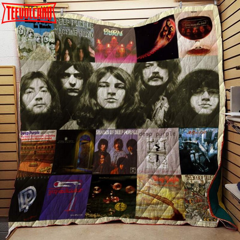 Deep Purple New Arrival 3D Quilt Blanket