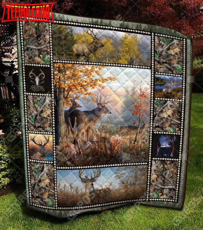 Deer Hunting Like 3D Customized Quilt Blanket