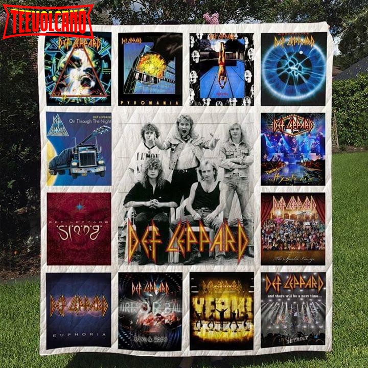 Def Leppard 3D Customized Quilt Blanket