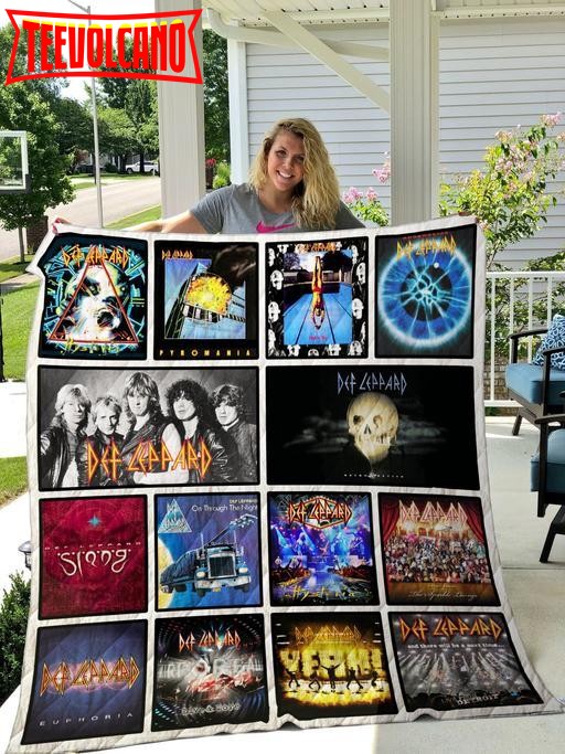 Def Leppard Style 3D Customized Quilt Blanket