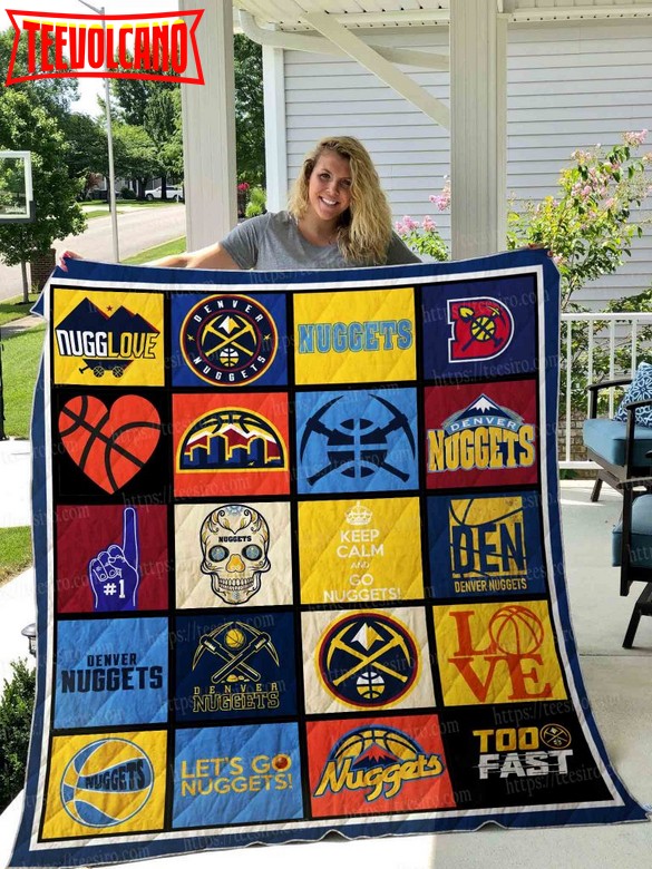 Denver Nuggets 3D Quilt Blanket