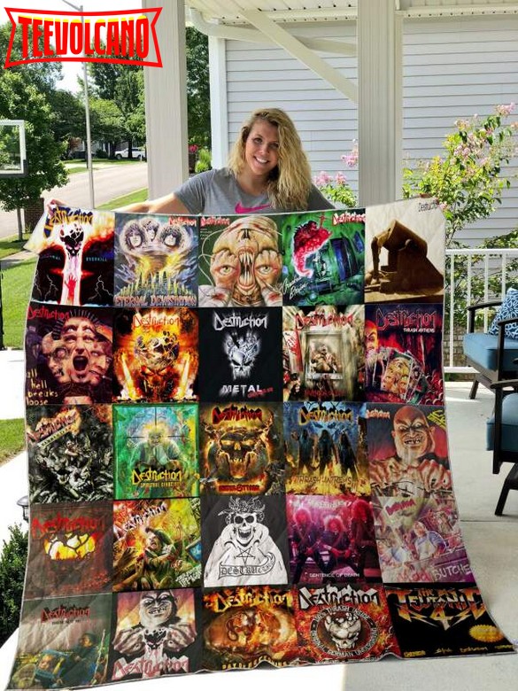 Destruction 3D Customized Quilt Blanket