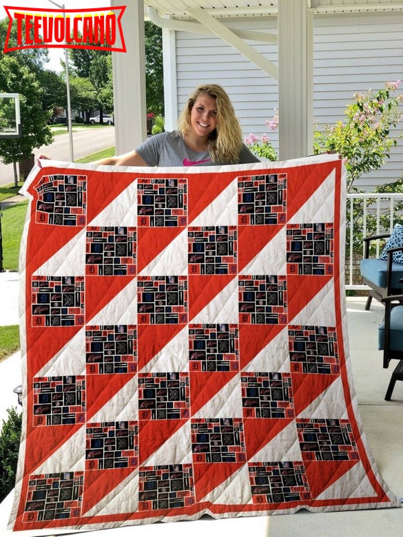 Detroit Tigers Quilt Blanket