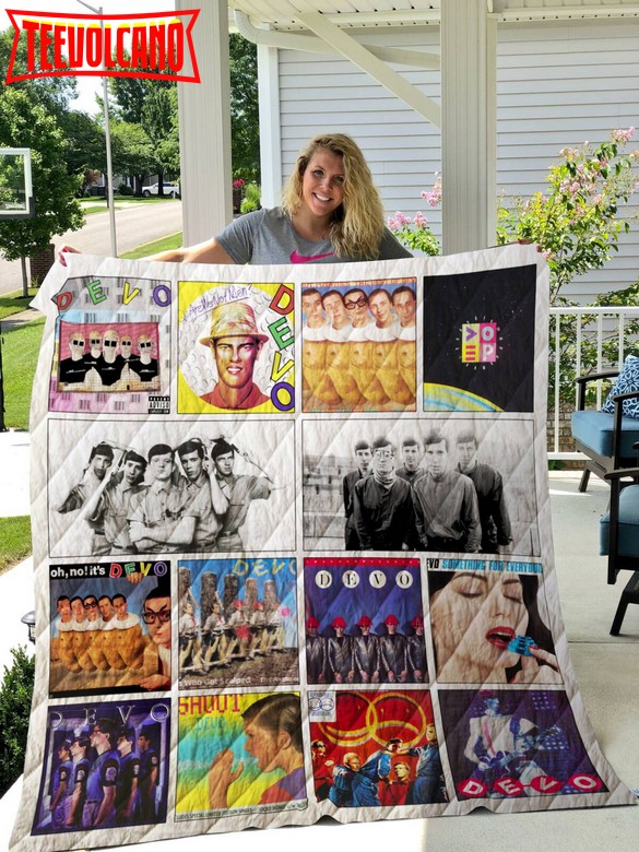 Devo Albums 3D Customized Quilt Blanket