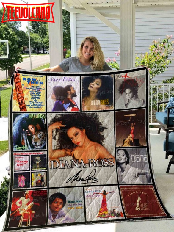 Diana Ross 3D Quilt Blanket