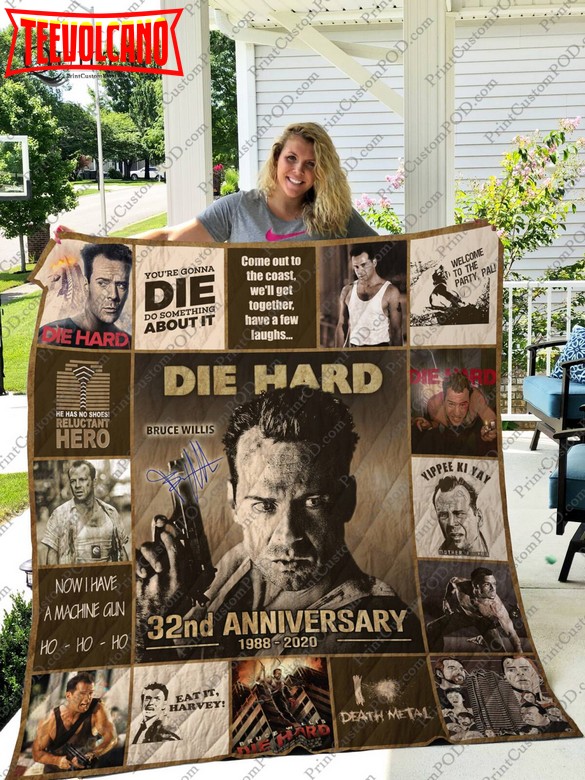 Die Hard 3D Customized Quilt Blanket