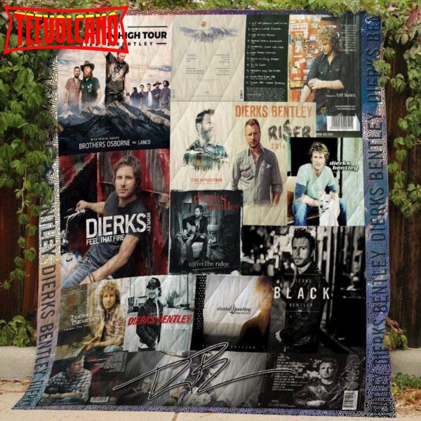 Dierks Bentley 3D Customized Quilt Blanket