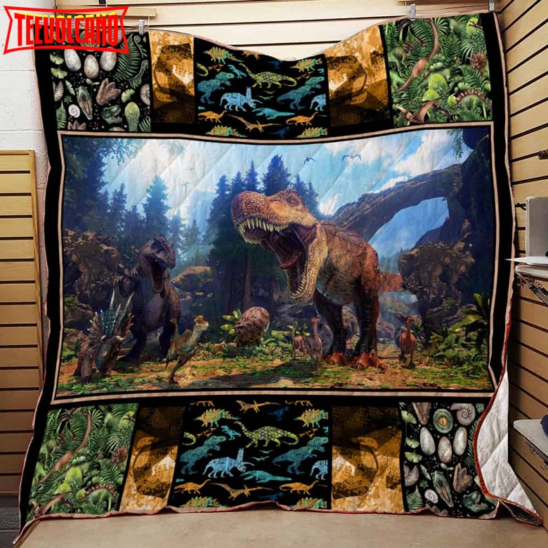 Dinosaur 3D Quilt Blanket