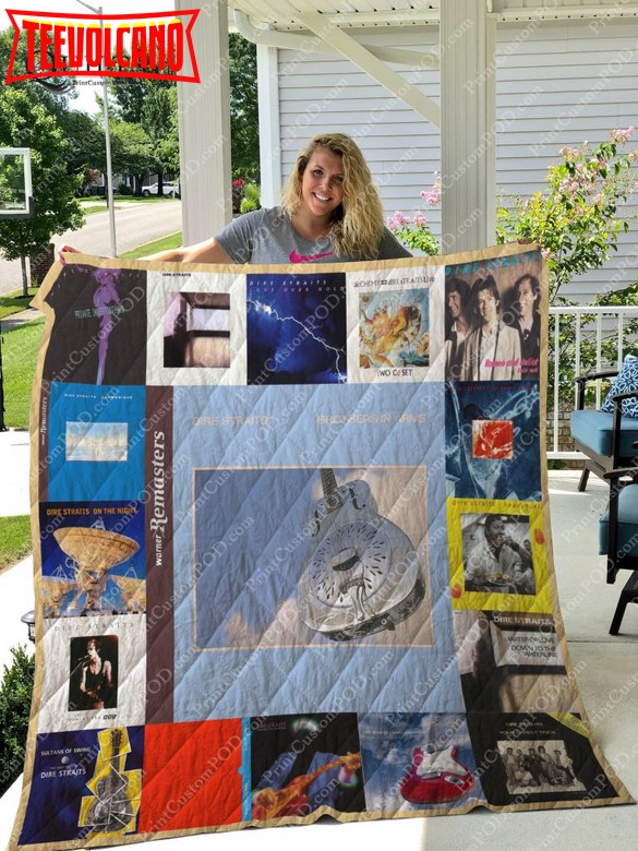 Dire Straits Albums For Fans Version 3D Quilt Blanket