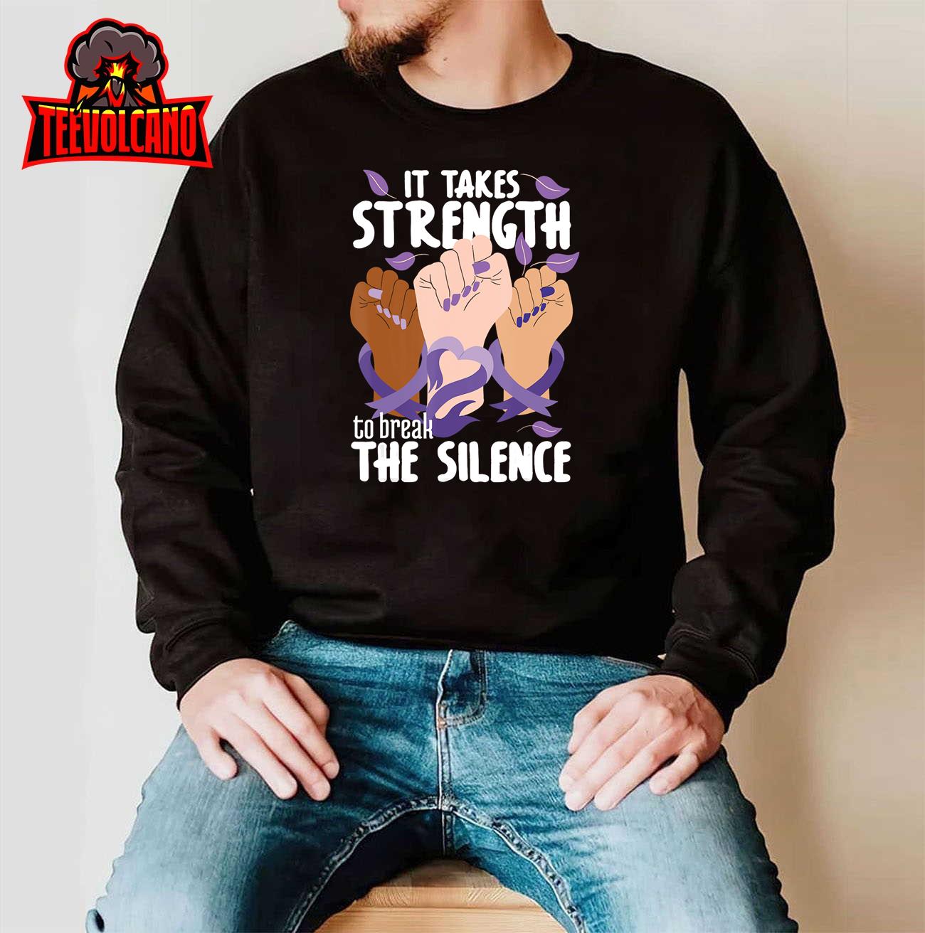 Domestic Violence Awareness Break The Silence T-Shirt