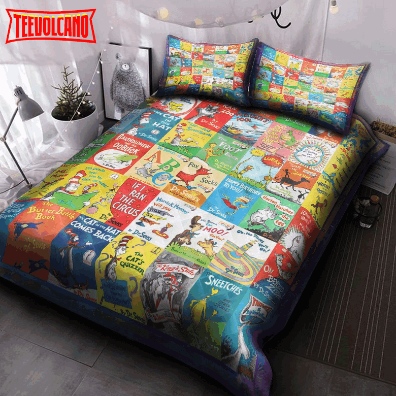 Dr. Seuss Books Everywhere Bedding Set