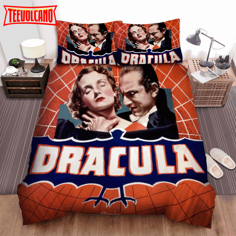 Dracula Movie Poster 3 Bed Sheets Duvet Cover Bedding Sets