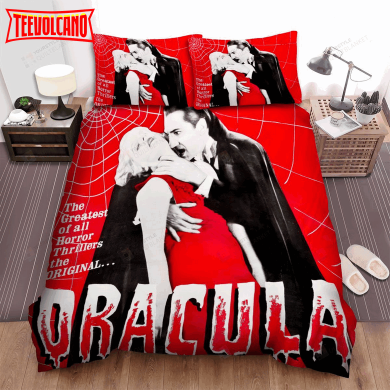 Dracula Red Poster Bed Sheets Spread Duvet Cover Bedding Sets