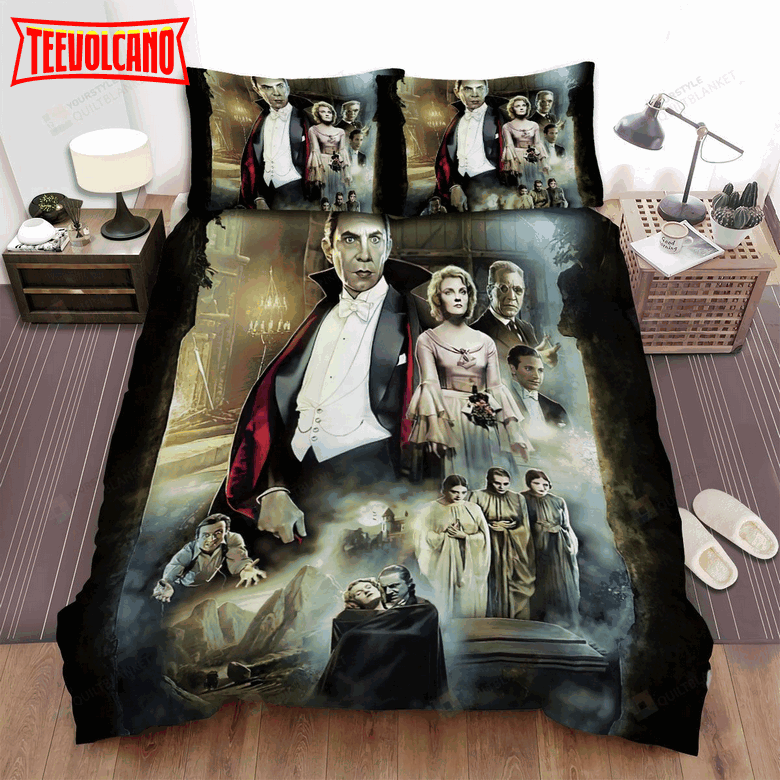 Dracula Synthesize Movie Scenes Bed Sheets Duvet Cover Bedding Sets